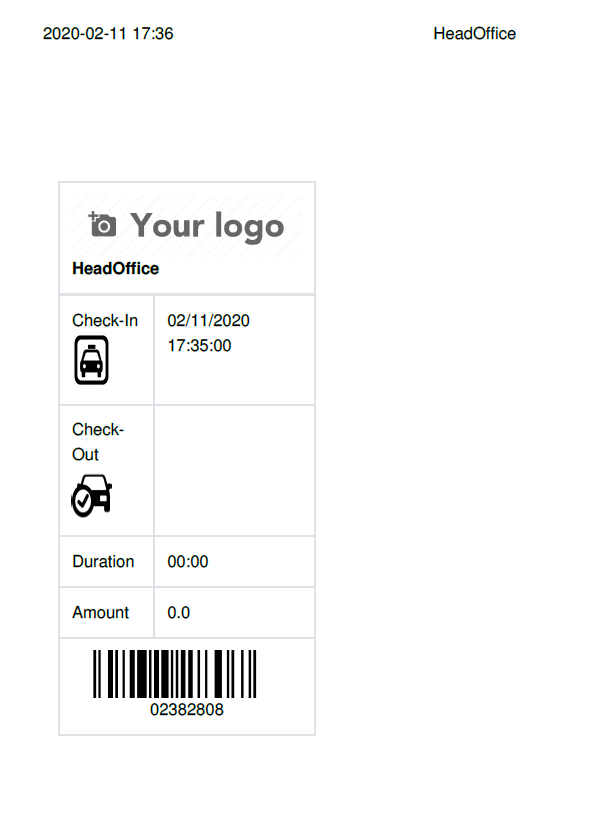 Print Check In